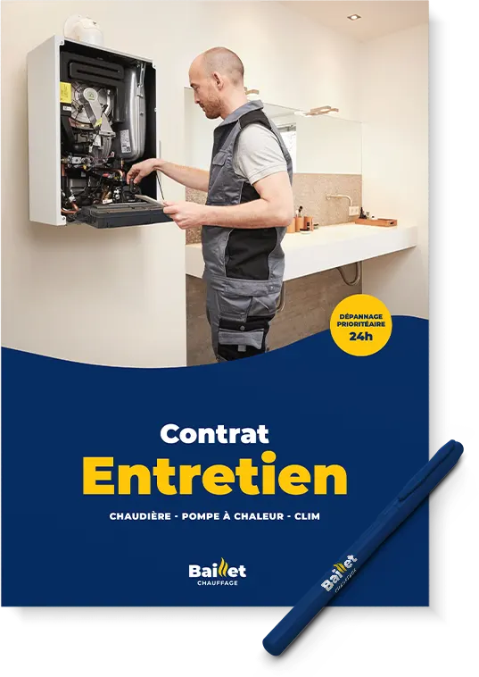Contrat d'entretien et maintenance avec Baillet Chauffage
