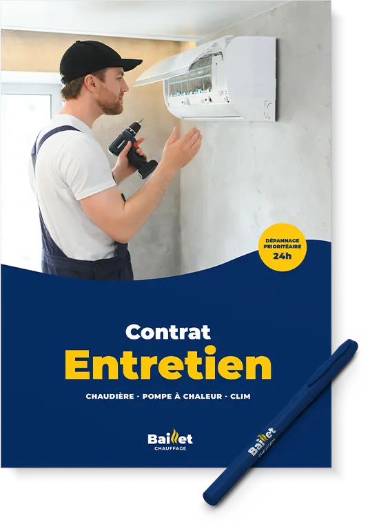 Contrat d'entretien et maintenance avec Baillet Chauffage