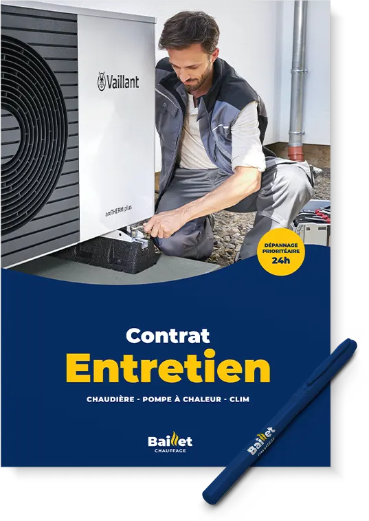 Contrat d'entretien et maintenance avec Baillet Chauffage